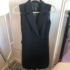 White House Black Market Blazer/Vest Wrap Dress